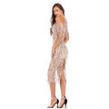 Vintage Great Gatsby Charleston Women  Bling Bling Nightclub Sexy Dress Girl Hot Dance Sequin Mini Party Dresses